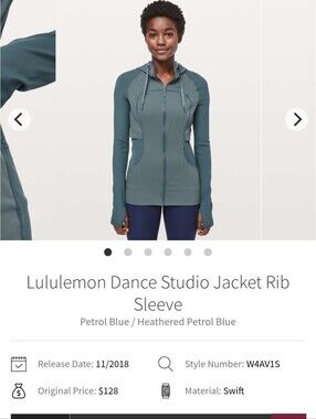 Lululemon Dance Studio Jacket Reversible